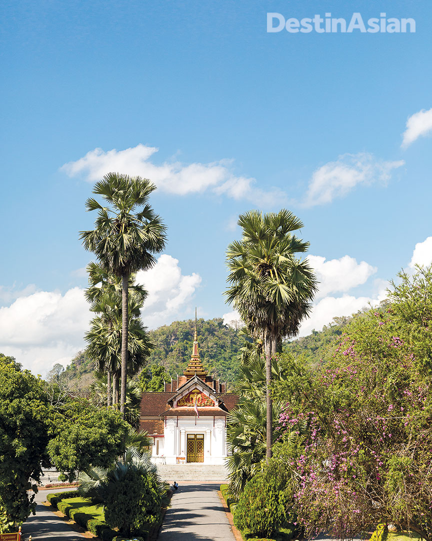 Luang Prabang's Royal Palace Museum, originally built in 1904 as a residence for the country's bygone monarchs.
