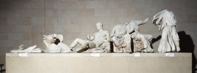 The Parthenon sculptures. Photo from the museum.