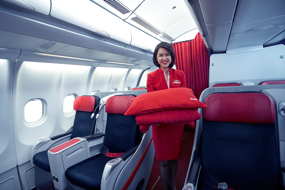 A warm welcome to AirAsia X's Premium Flatbed cabin.