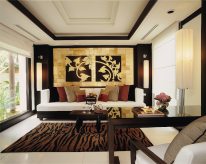 Phuket resorts: the living room of the Banyan Tree Spa Sanctuary.