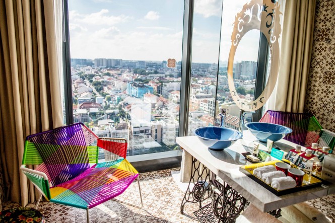 peranakan style bath at hotel indigo singapore