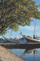 Bugis phinisi schooners at Paotere Harbor in Makassar