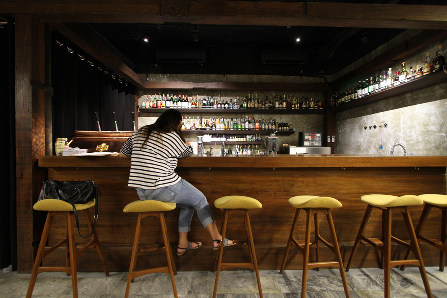 The Curator is a quiet coffee shop by day, and  a buzzing bar by night. 