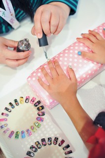 A nail session at Little Spa Kingdom. Photo courtesy of 
