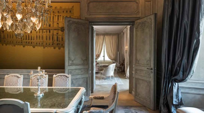The Appartement's dining room.