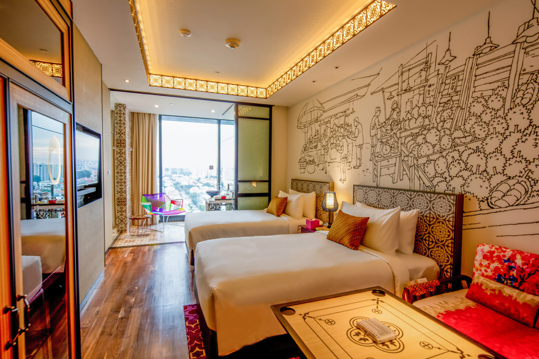 The Peranakan-inspired interiors of Hotel Indigo Katong.