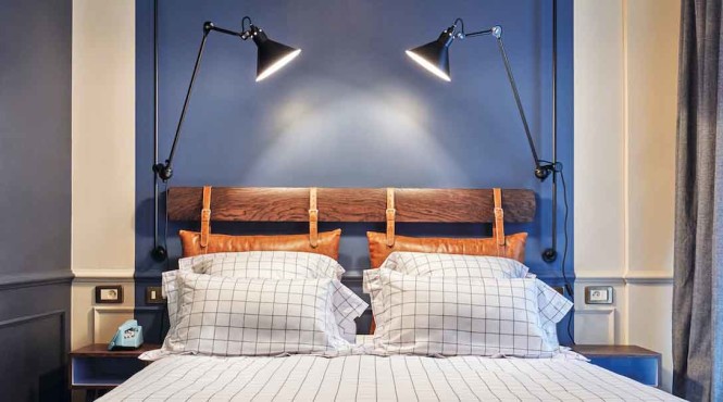 A guest room at The Hoxton, Paris.