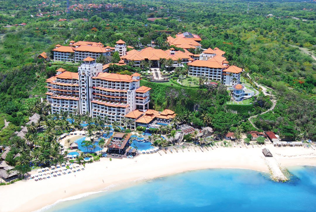 An overview of Hilton Bali Resort.