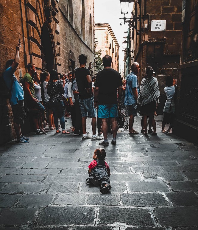 An Italian baby. Travel photos are from Bobby Tonelli.
