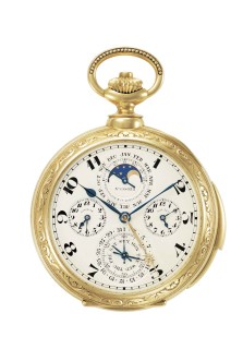 James Ward Packard's Astronomical Pocket Watch, one of the vintage pieces on display.