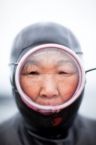 Jeju Island, South Korea: elderly diver