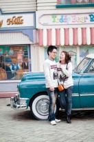 Jeju Island South Korea honeymooners Teddy Bear Museum Jeju Island, South Korea: Honeymooners in front of the Teddy Bear Museum
