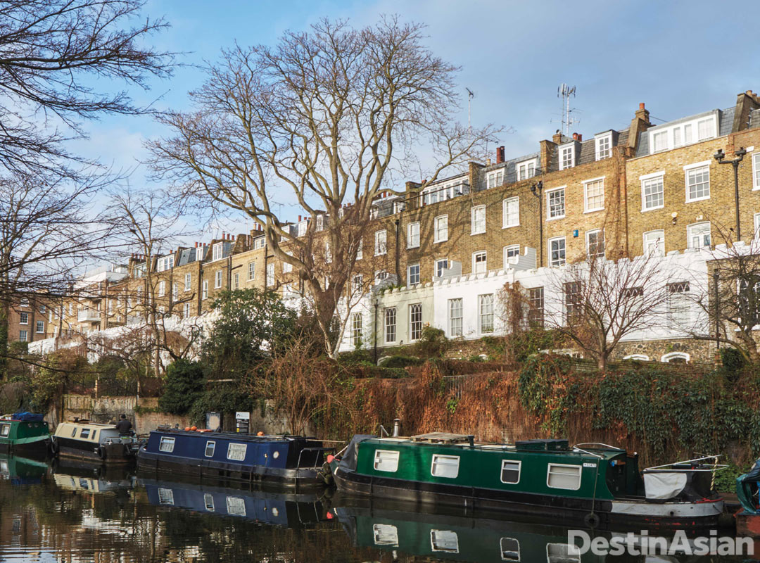 Regent’s Canal at Islington’s Colebrooke Row.