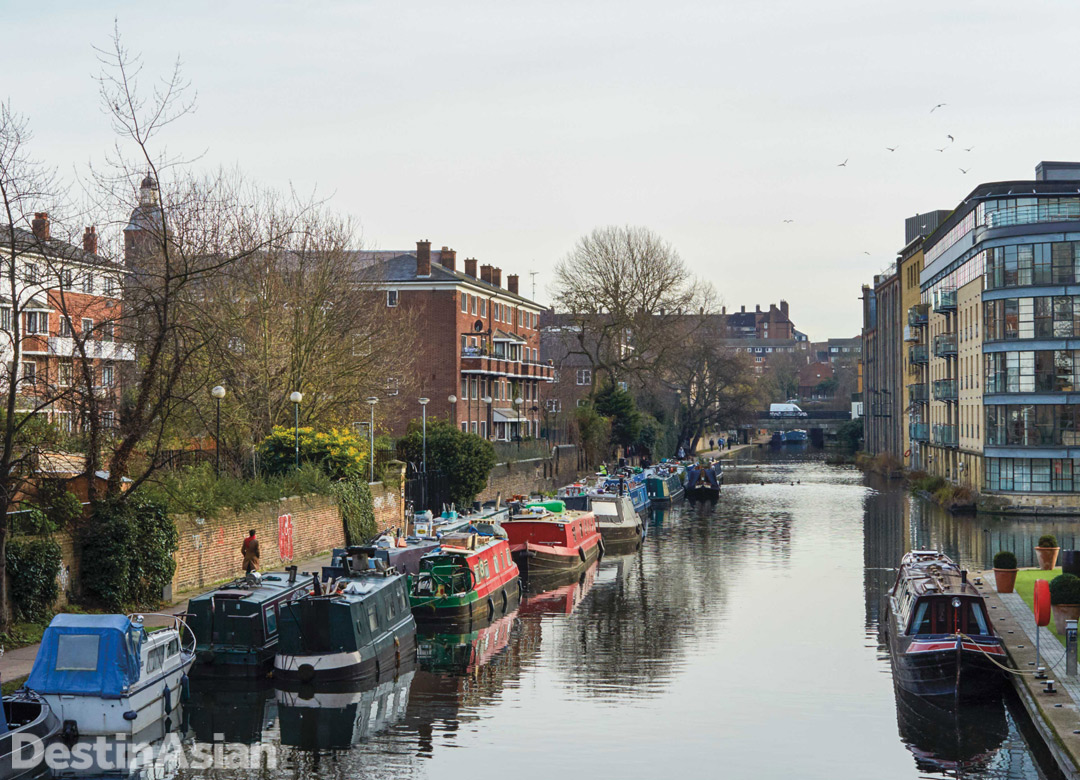 The Regent’s Canal near King’s Cross.