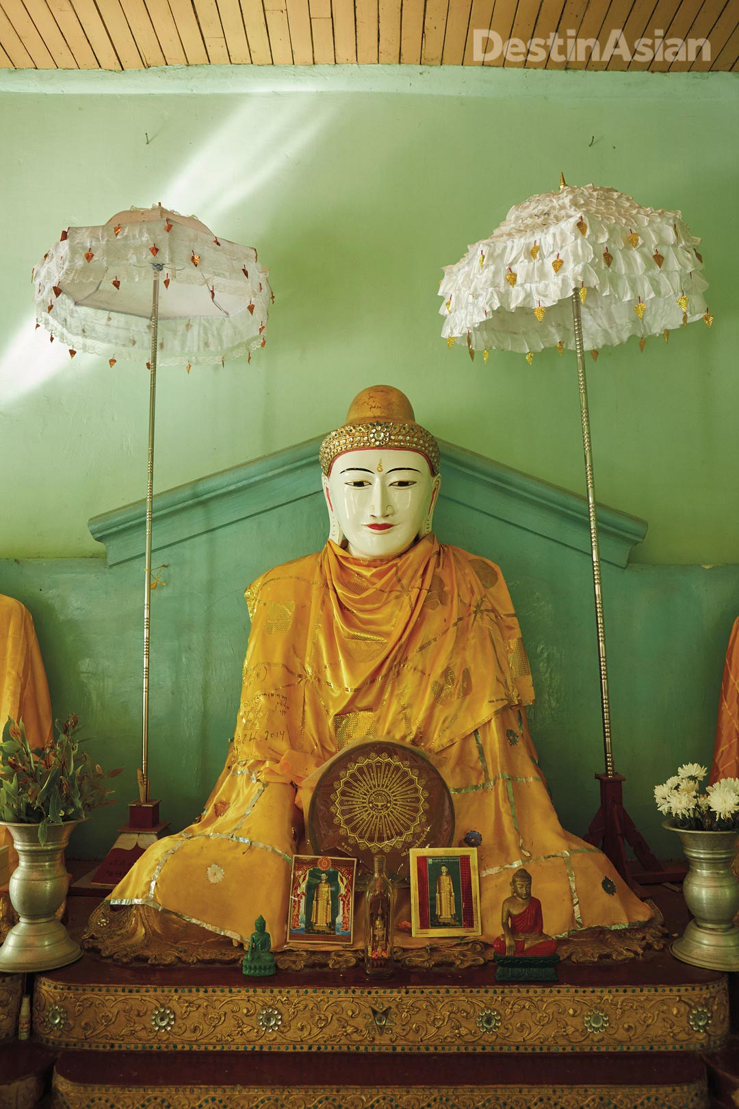 A Buddha statue at Magwe’s Myathalon Pagoda.
