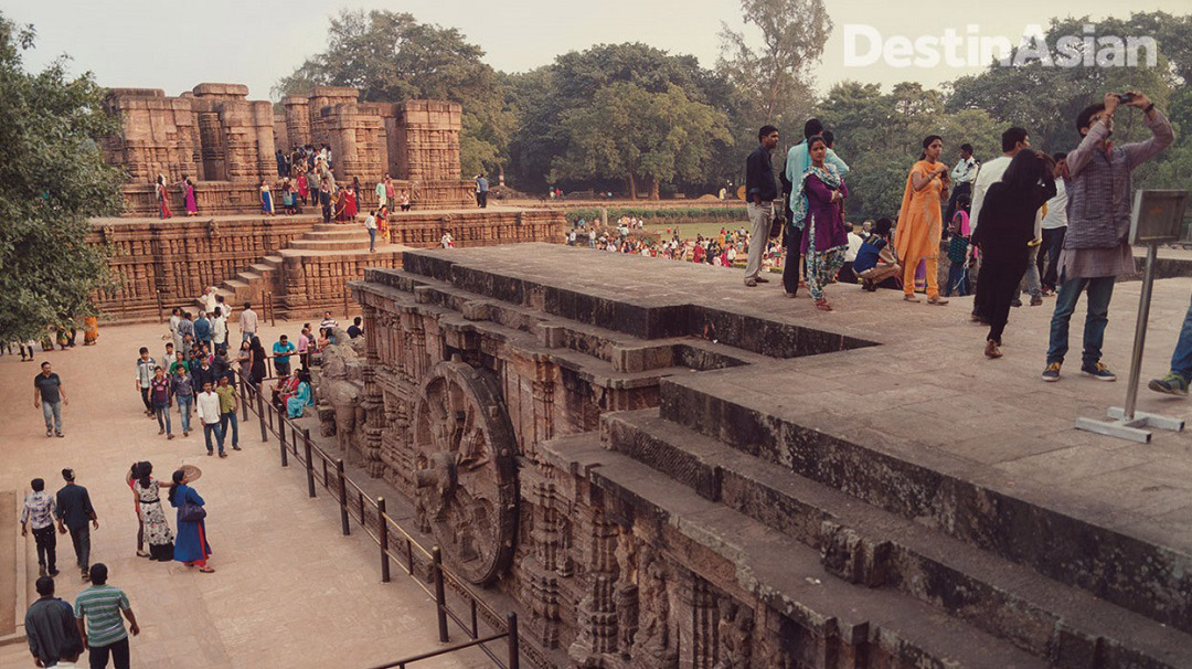 At Odisha's UNESCO-listed Konark Sun Temple.