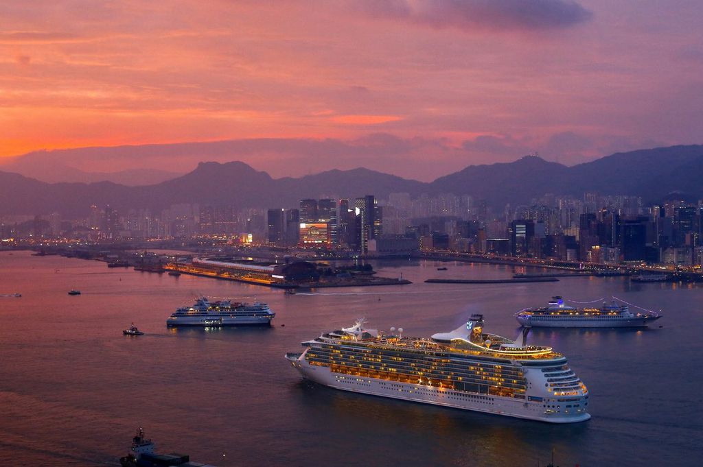 An aerial view of Kai Tak Cruise Terminal. Source: Hong Kong Tourism Board