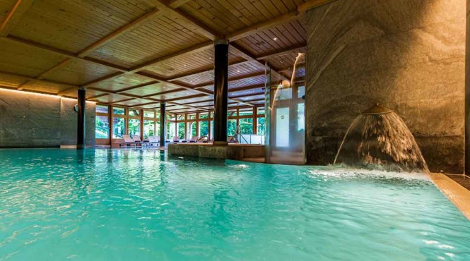 The spa's pool. All photos are from the spas mentioned.