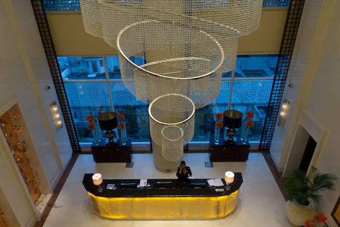 The lobby from above.
