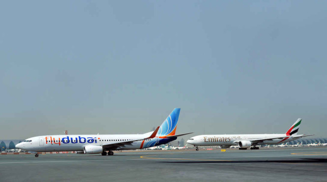 Emirates and flydubai enter into a partnership to deal with slowing customer demand. Both photos are courtesy of Emirates.