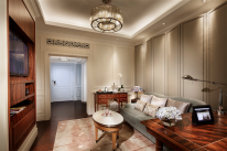 Shophouse suite living area Intercontinental Singapore hotel