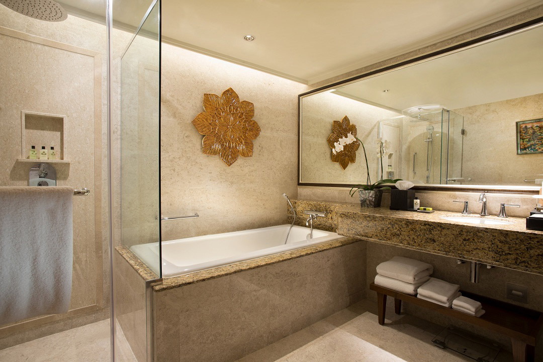 More decorative touches can be expected inside the marbled bathrooms.