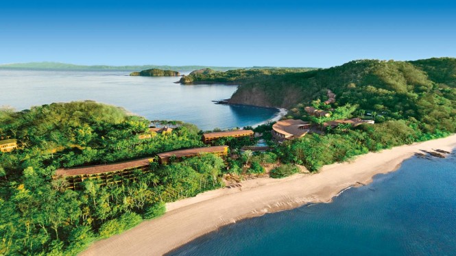 Aerial shot of the Four Seasons Costa Rica