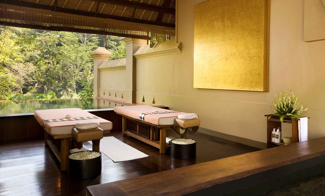 Inside the Ayung Relaxation Villa at Royal Kirana Spa.