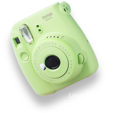 The camera in lime green. All photos are courtesy of the brand featured.