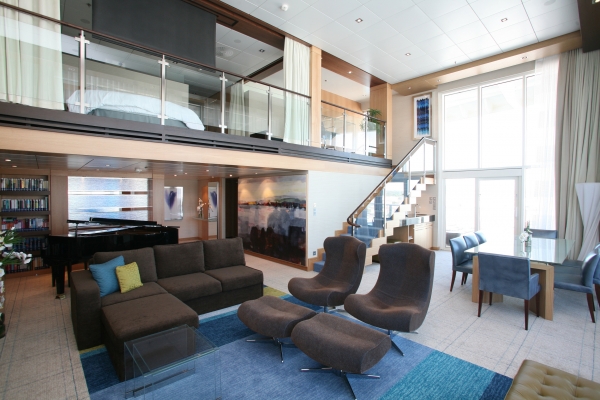 The Royal Suite of Oasis of the Seas. Photos are courtesy of Royal Caribbean.