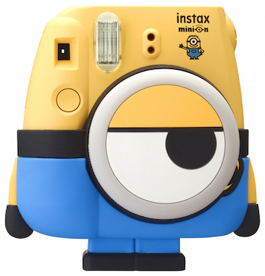 The pants serve as a detachable stand. Meanwhile, the lens are the Minion's eye.