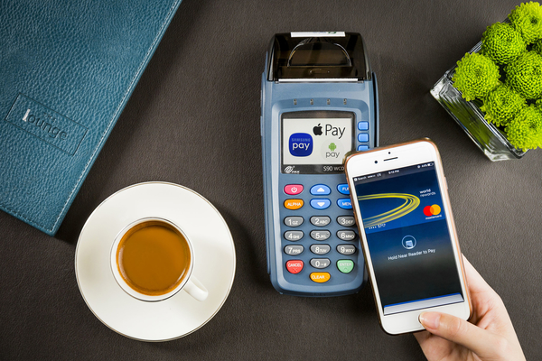 The hotel accepts contactless mobile payment options