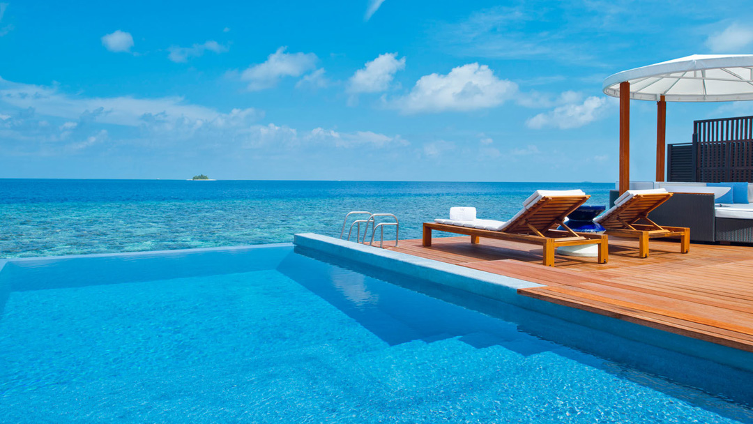 W Maldives' Fabulous Lagoon Oasis comes with a private plunge pool.