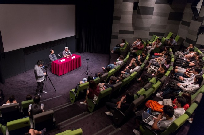A meet and greet session at  Hong Kong Summer Film Festival