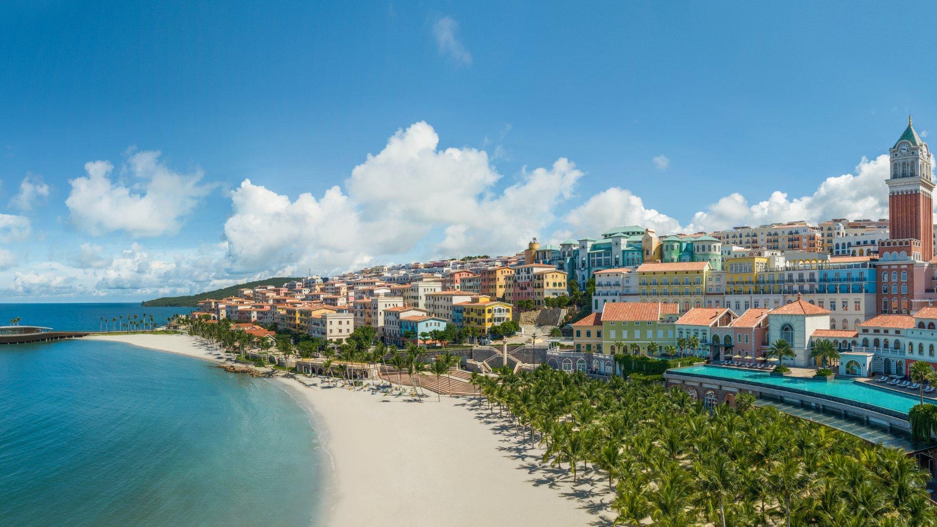 The beachfront at La Festa Phu Quoc