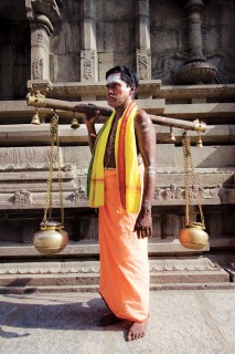 A Tamil Priest with Kavadi