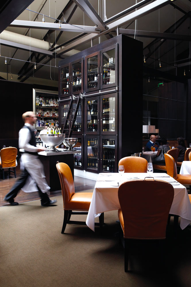 The dining room at Spruce, in the tony Pacific Heights neighborhood.