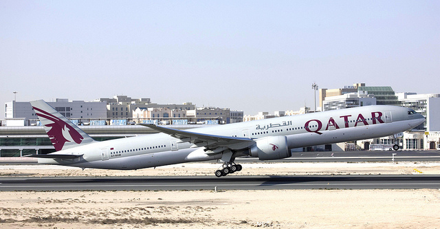 Qatar's Boeing 777.