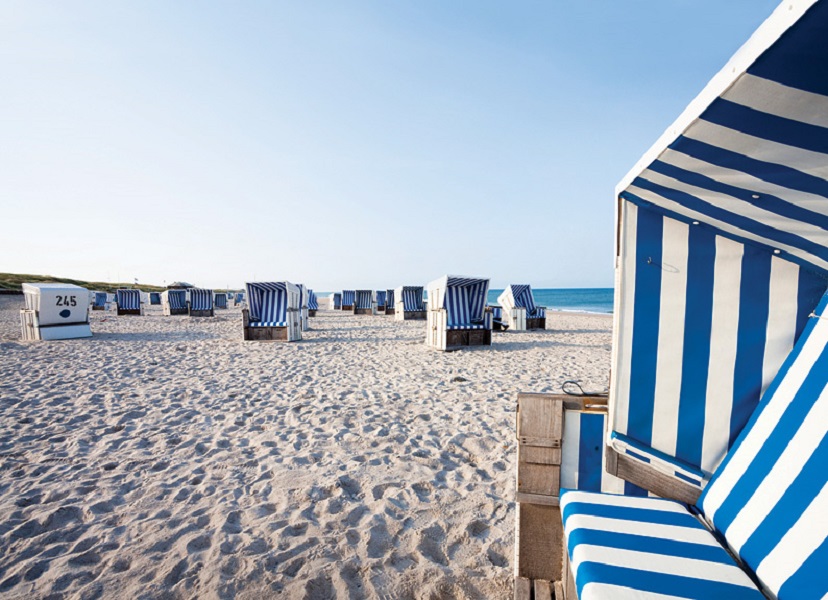 Sylt's beaches are famous for their wicker basket chairs, thousands of which pepper the sand.