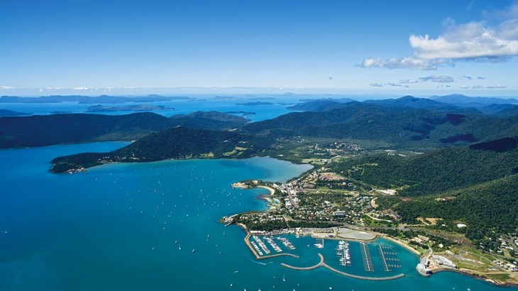 Aerial View of Airlie Beach