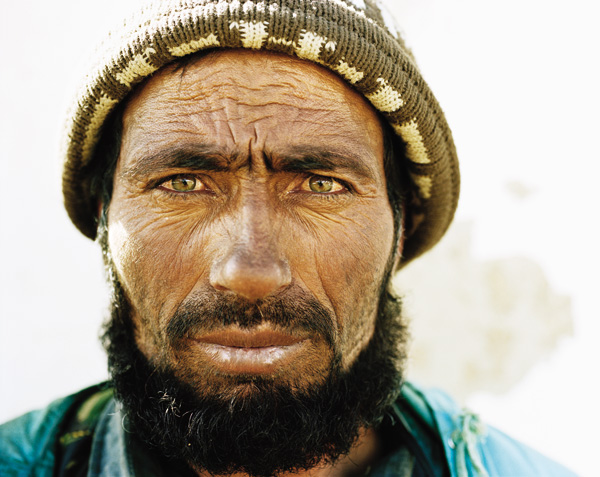 A Wakhi herder at the summer grazing grounds around Kol-e Chaqmaqtin, the second-largest lake in the Afghan Pamir