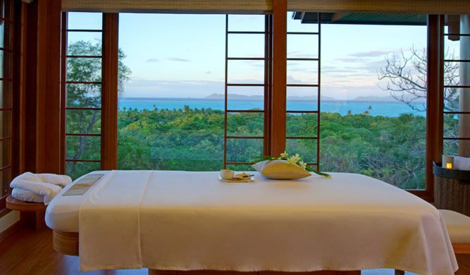 The spa at Amanpulo.