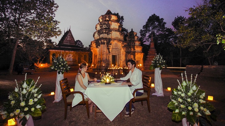 Anantara Now Offers Private Dinners at an Ancient Khmer Temple