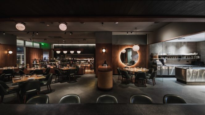 A view of the main dining room at August.