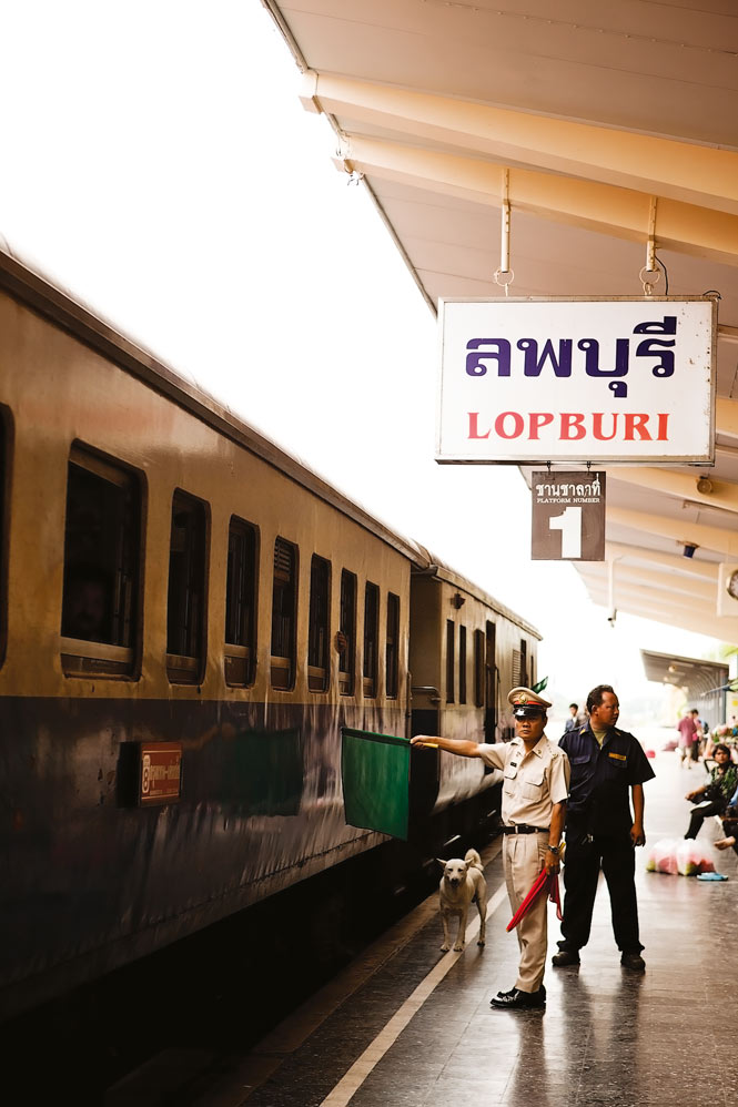 Lopburi’s train station.