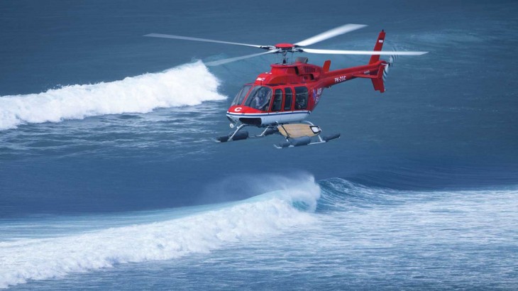 Heli-surfing in Bali