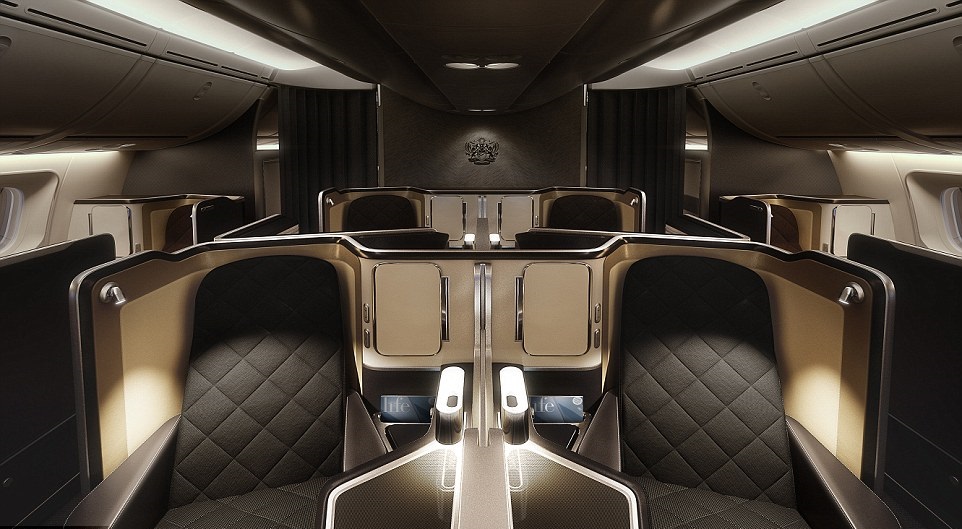 British Airways' new first class cabin will seat just eight passengers.