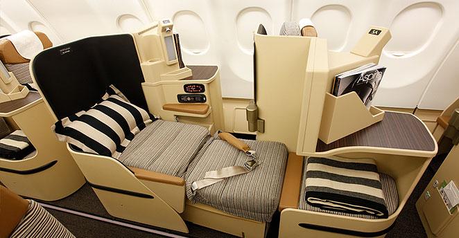 Etihad's Pearl Business class is available on flights to Ho Chi Minh City.