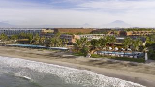 Desa Potato Head offers direct access to Seminyak Beach.