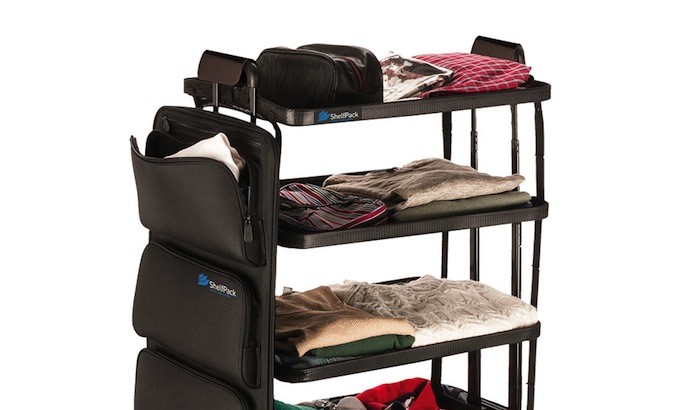 A Suitcase Designed For Efficient, Suitcase With Shelves